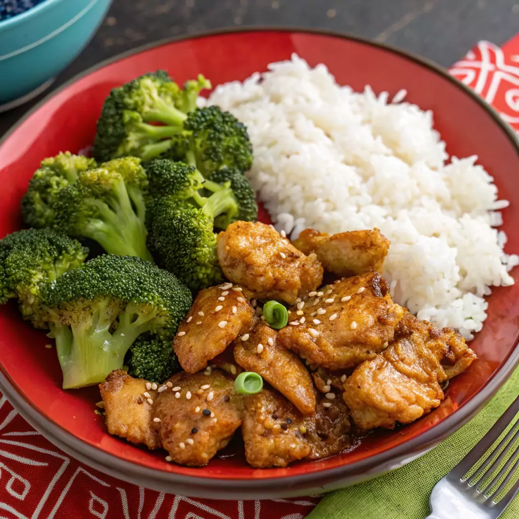 Preparing teriyaki marinade ingredients on a wooden table